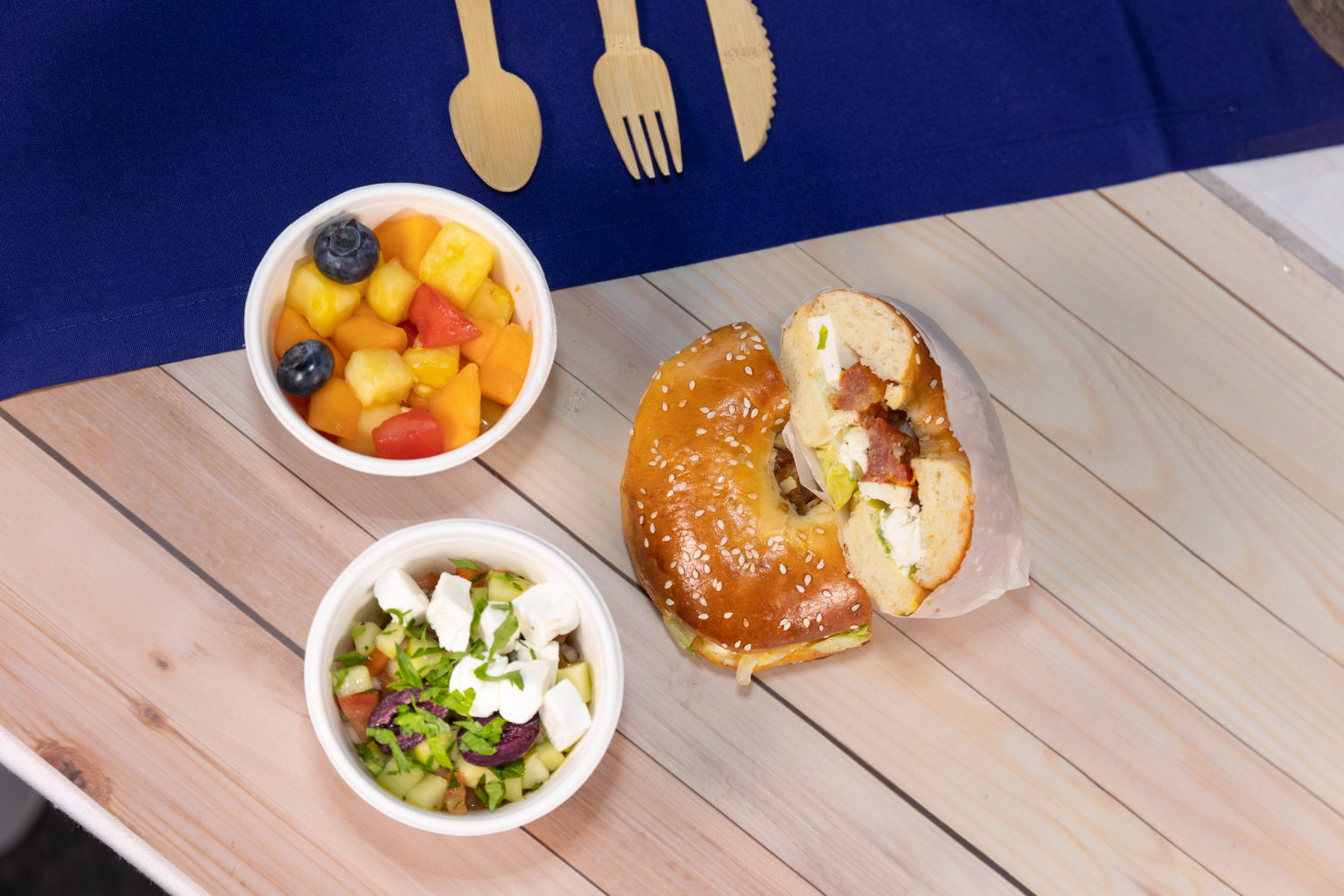 Image pour LUNCHBOX BAGEL VEGGIE MAISON